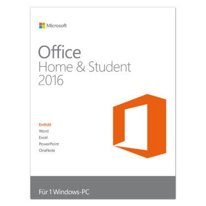 Microsoft Office Home and Student 2016 Vollversion